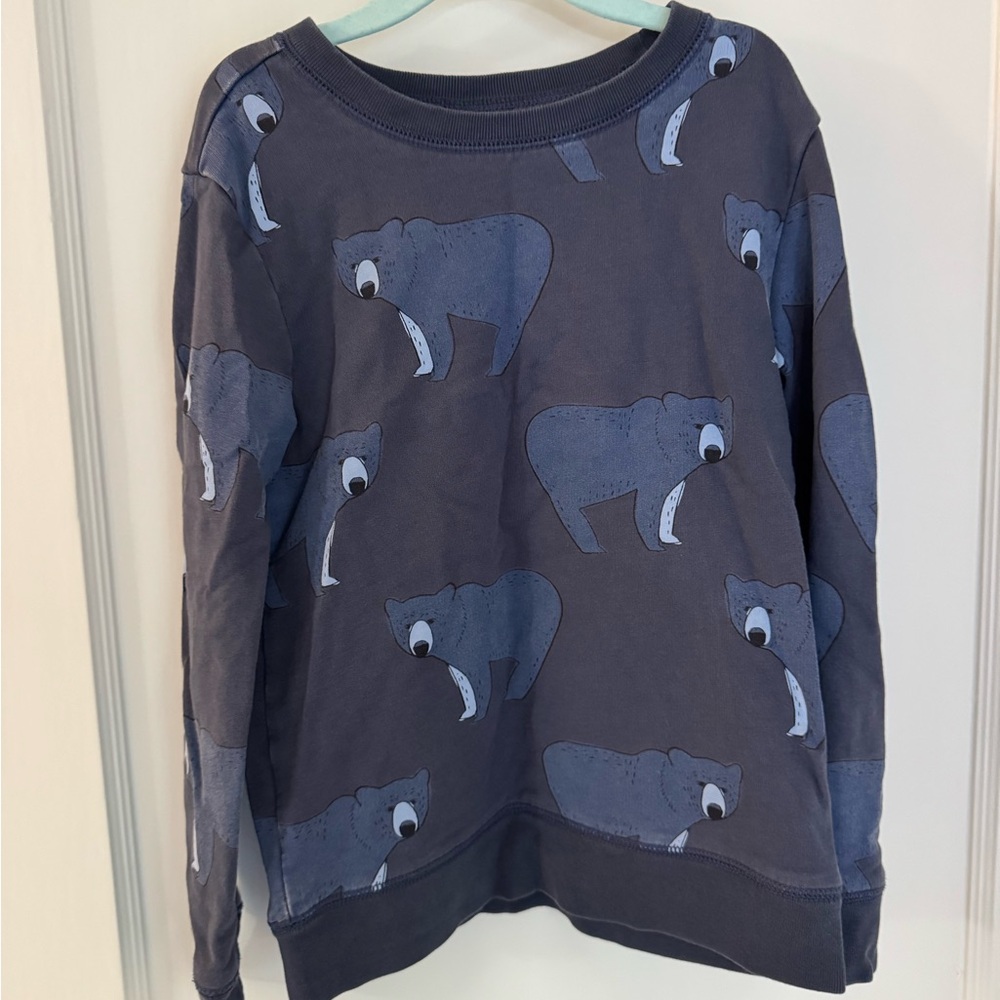 Tea Collection bear sweatshirt size 7